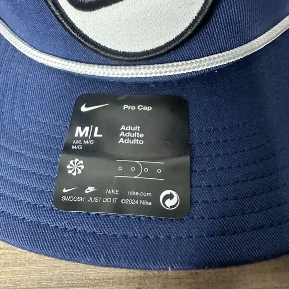 NWT Nike Men's Retro Pro Performance Snapback Hat Size M/L (Navy) HF7482-410 - Picture 5 of 15